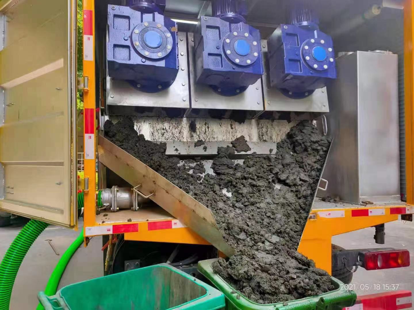 孝感化粪池清掏城市维护站-泥浆净化干湿分离处理